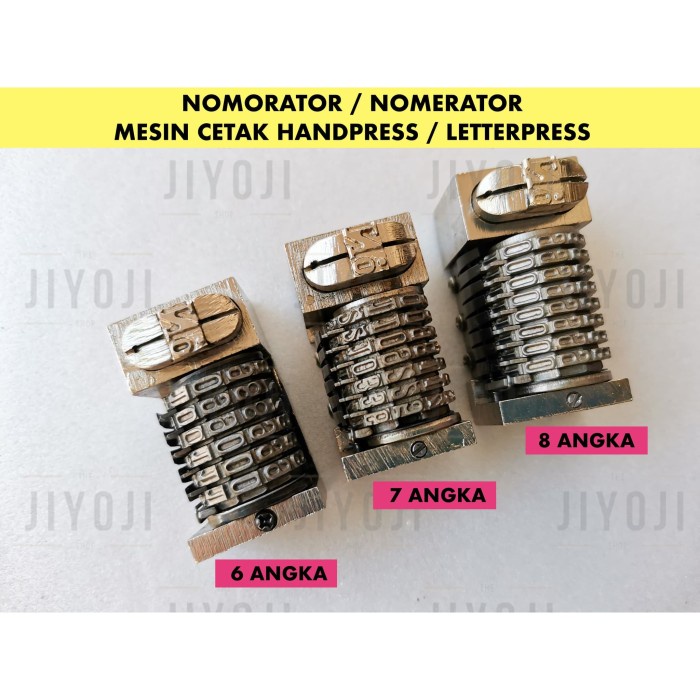 

Nomorator / Nomerator untuk Mesin Cetak Handpress Letterpress Printing - 7 ANGKA