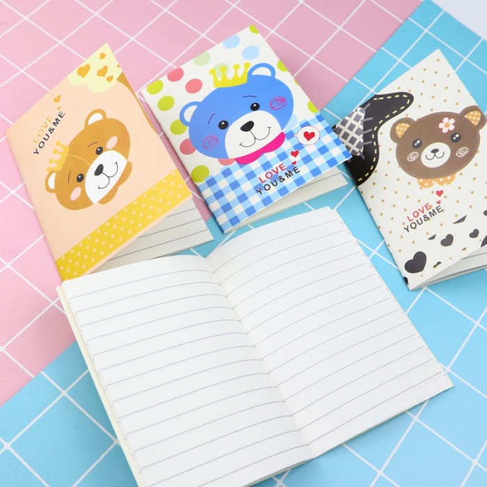 

Mini Note Book Motif Kartun Memo Karakter Menarik