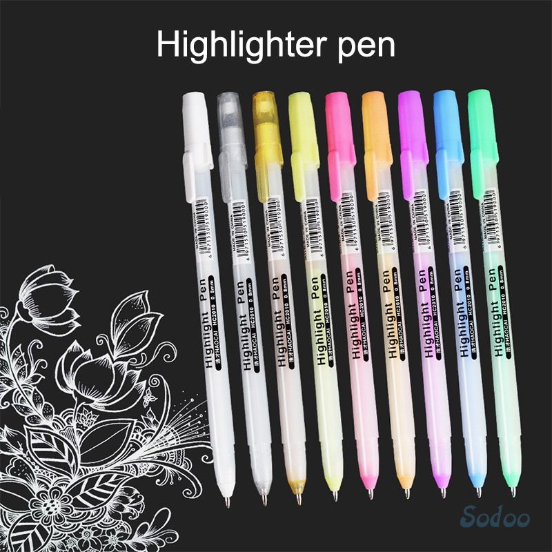 

Pena Sorot Grafiti Putih Lukisan Anime Warna Pena Berminyak Pena Penanda Buku Besar Tangan - SO