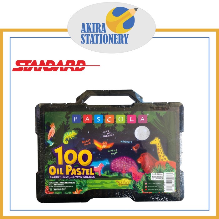

CRAYON / OIL PASTEL CRAYON STANDARD PASCOLA 100 (100 WARNA) ol