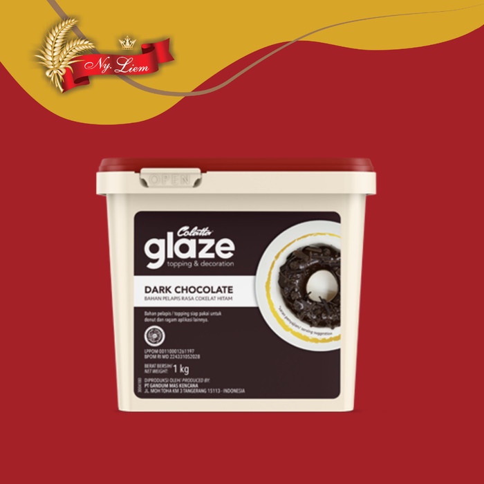 

COD COLATTA Glaze Dark Chocolate / Cokelat Hitam 1 kg