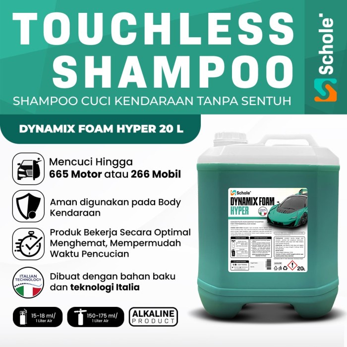 Schole Dynamix Foam Hyper 20 Liter - Touchless Shampoo