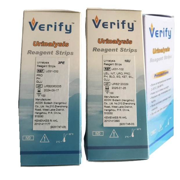 Verify 10 Parameter / Verify 3 Parameter / Test Urine Reagent Strip - 3p