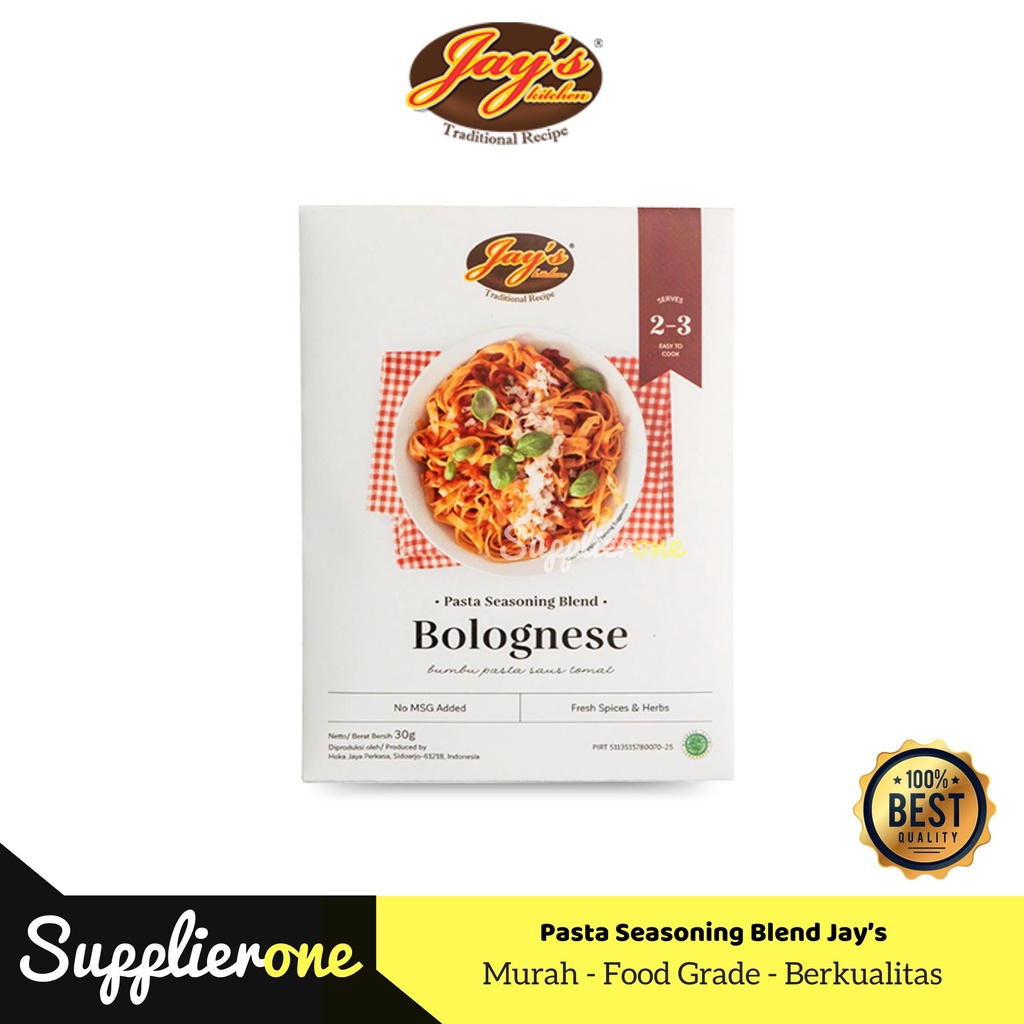 

Jays Bolognese Pasta Seasoning Blend / Jays Pasta Seasoning Blend / Bumbu Pasta Spaghetti / Bumbu Spaghetti / Bumbu Instan / Aglio Olio Pasta / Carbonara Pasta / Saos Bolognese / Saus Spaghetti / Bolognese Sauce / Saos Spageti Bolognese