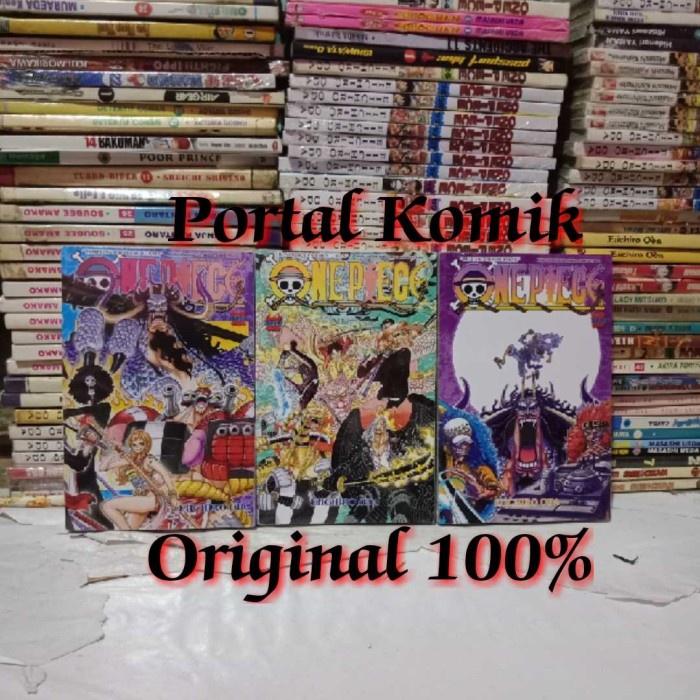 MURAH-  Komik One Piece vol 101 102 103 104 105 ( Segel Original 100% ) - vol 103- 1.2.23
