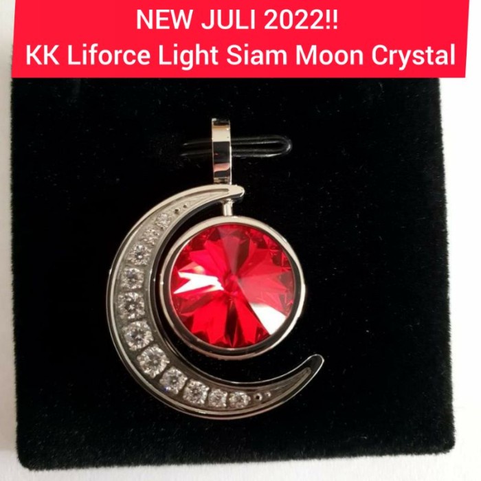 [ READY STOCK ] NEW Kalung Gelang KK LIFORCE Light Siam Moon Crystal KK Indonesia