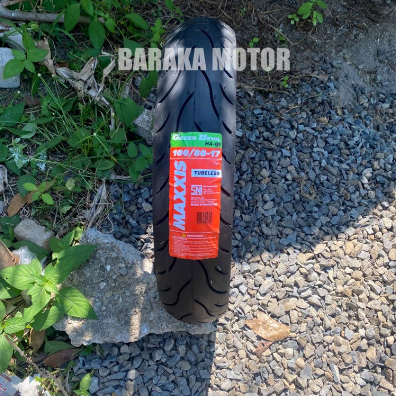 Ban Tubeless Depan 100/80-17 CB 150/ Vixion New (Green Devil FDR)
