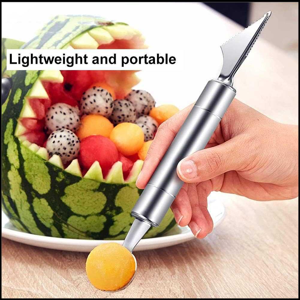 

Walfos Sendok Pengupas Buah Salad Double-headed Fruit Spoon - WYV737