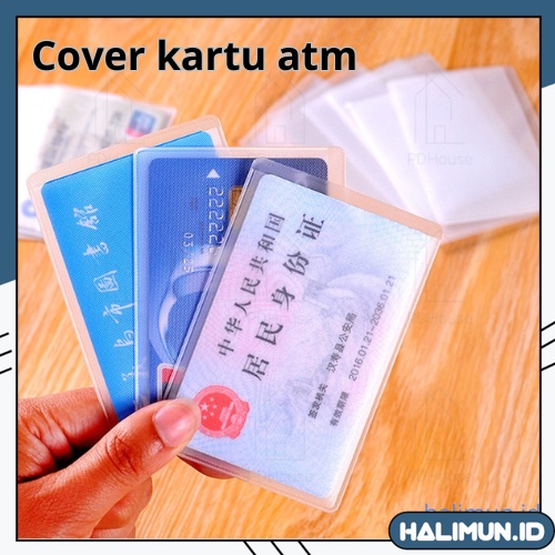 

HL011 Plastik Kartu ATM SIM KTP Plastik Cover Pelindung Kartu Anti Gores ATM Credit Card