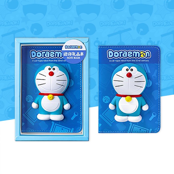 

TOKKADO Doraemon Original Squishy Notebook Agenda Buku Catatan Lucu - Ocean Blue