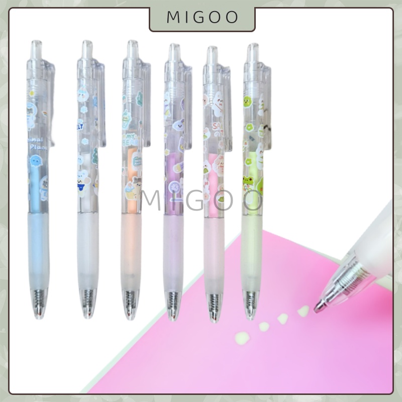 

MiGoo Pulpen Pena Lem Cair Tekan Pena Pengeluaran Pena Lem Cair Cepat Kering Pen Lem Cair Dot Kecil Diy Craft Glue Pen Lem Cair Dot Diy