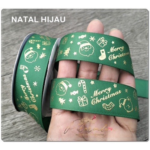 

NATL-413 : Pita Natal Grosgrain Edisi Spesial per rol - rusa merah