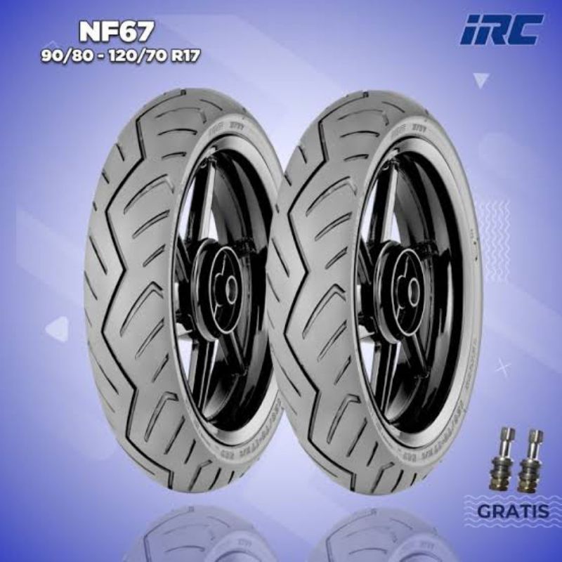 new Ban Vixion,MX king, CBR sepasang IRC 90/80-17 120/70-17 tubles