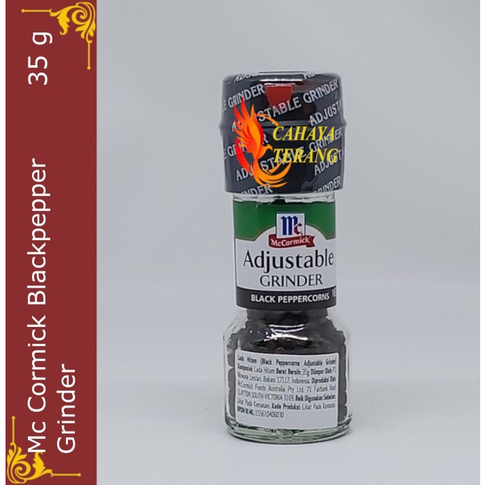

DR - BEST Mccormick Mc Cormick blackpepper black pepper grinder 28 g lada hitam