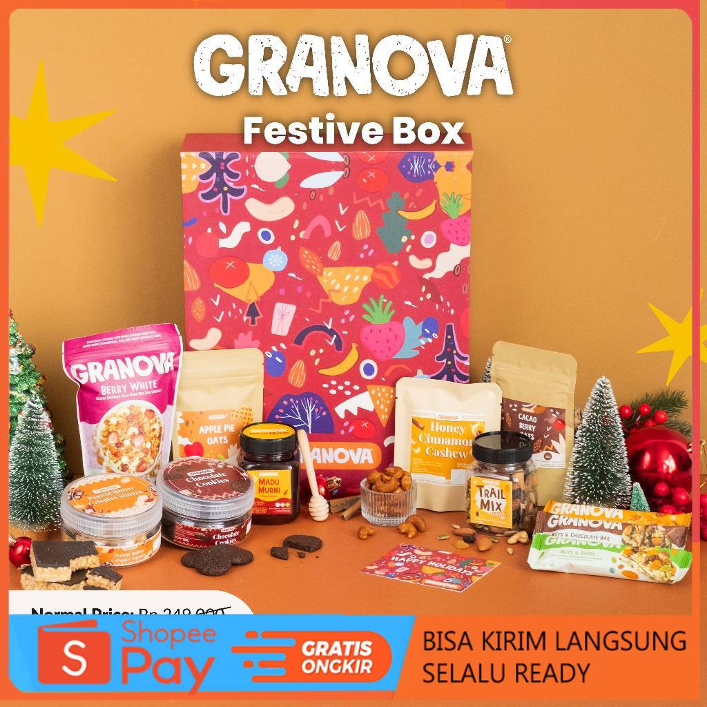 

Diskon Natal Festive Box | Granova Holiday Hampers | Christmas Hampers | Promo 12.12