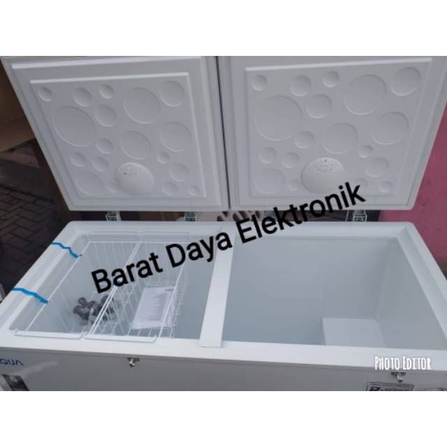 Freezer Aqua Japan Chest Freezer Box AQF-450EC Jabodetabek