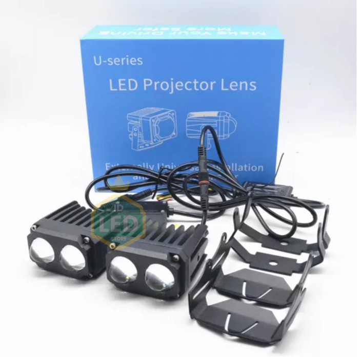 U10 SERIES LAMPU TEMBAK SOROT MT27 VAHID POLOS PUTIH KUNING 30 WATT - Hrj