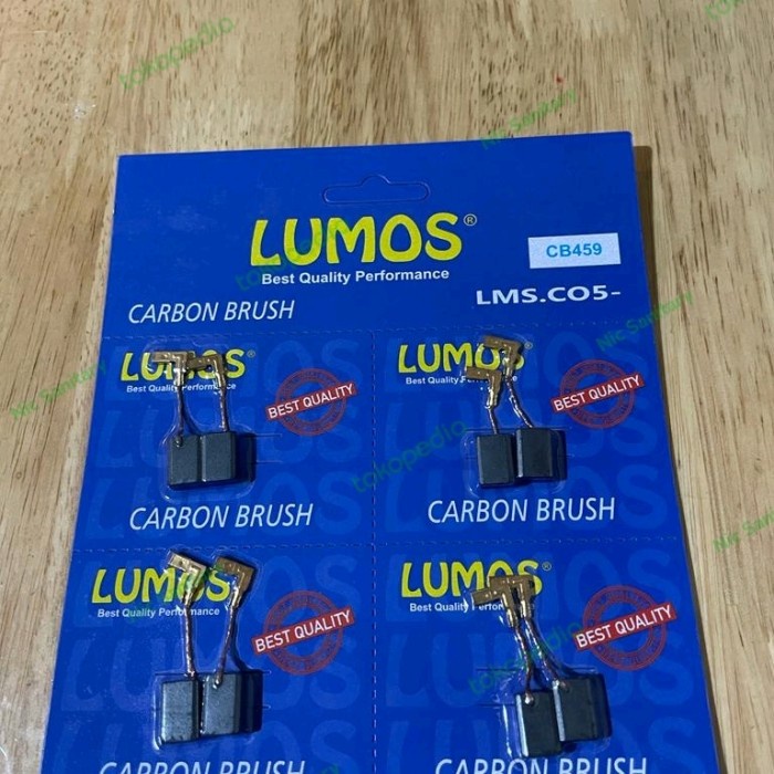 Carbon brush colok LUMOS CB 459 Arang sepuluh CB 459 harga per set 2PC