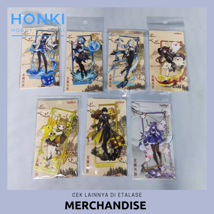 

Genshin Impact Bookmark Metal Liyue - Keqing