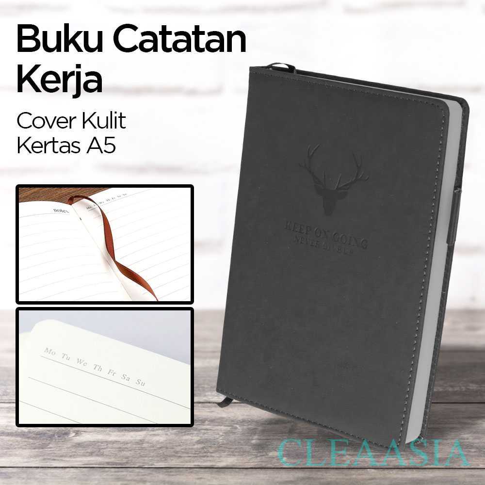 

[ TERLARIS ] Tlevino Buku Catatan Harian Notebook Diary Cover Kulit 180 Lembar A5 - CW-5025 ,