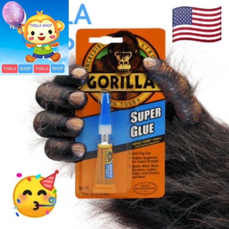 

ORIGINAL BRAND Gorilla lem super glue 3 gr Made in KOREA ori strong multi 10276121