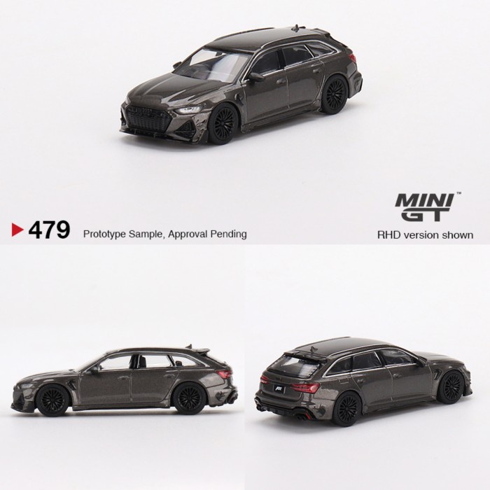 MINI GT (BLISTER) AUDI ABT RS6-R Daytona Grey - MGT00479-MJ