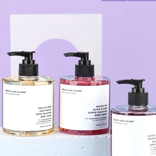 BISA COD - GRACE AND GLOW BODY WASH - SABUN PENGHILANG JERAWAT BADAN