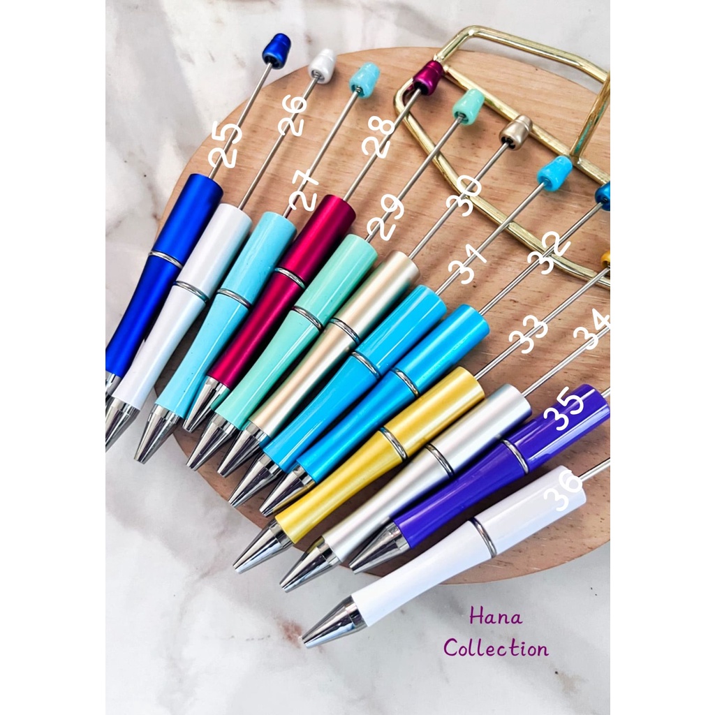 

1pcs Pulpen Diy Hias manik-manik. Manik-manik dijual Terpisah Colorfull Series