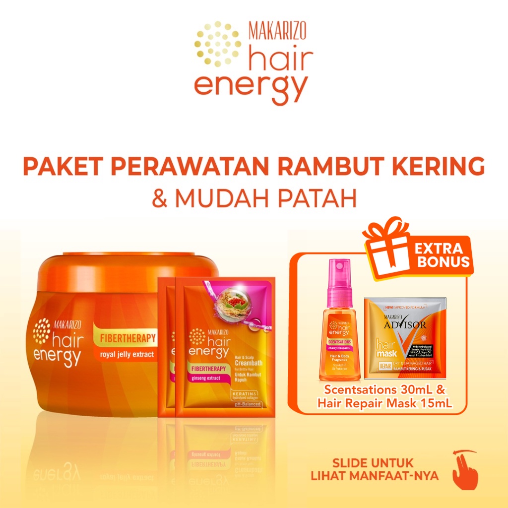 (SPECIAL FREE GIFT) - Bundle Hair & Scalp Creambath Royal Jelly 500 mL & Creambath Ginseng 30 mL