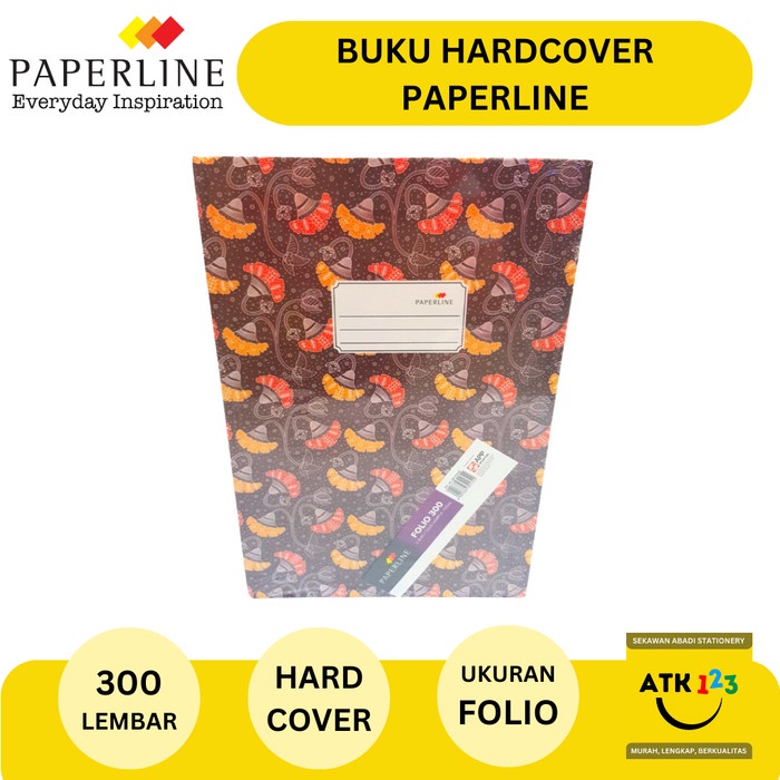 

Andma Buku Hardcover Folio Merk Paperline Isi 300 Lembar