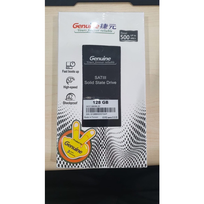 SSD Genuine 128 GB SATA 3 - SSD 128GB 2,5"