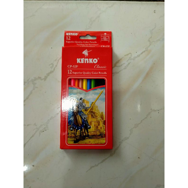 

(Harga Per 12 Pcs) Pensil Warna 12Warna Kenko CP 12F Classic