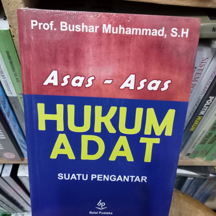 

buku asas asas hukum adat by Bushar Muhammad