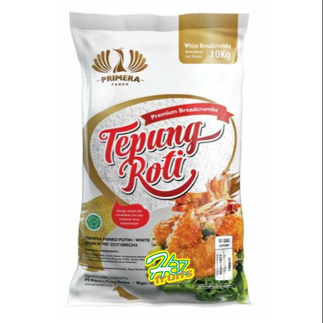 

Primera Bread Crumb Panko White | Tepung Roti warna putih - 10 Kg