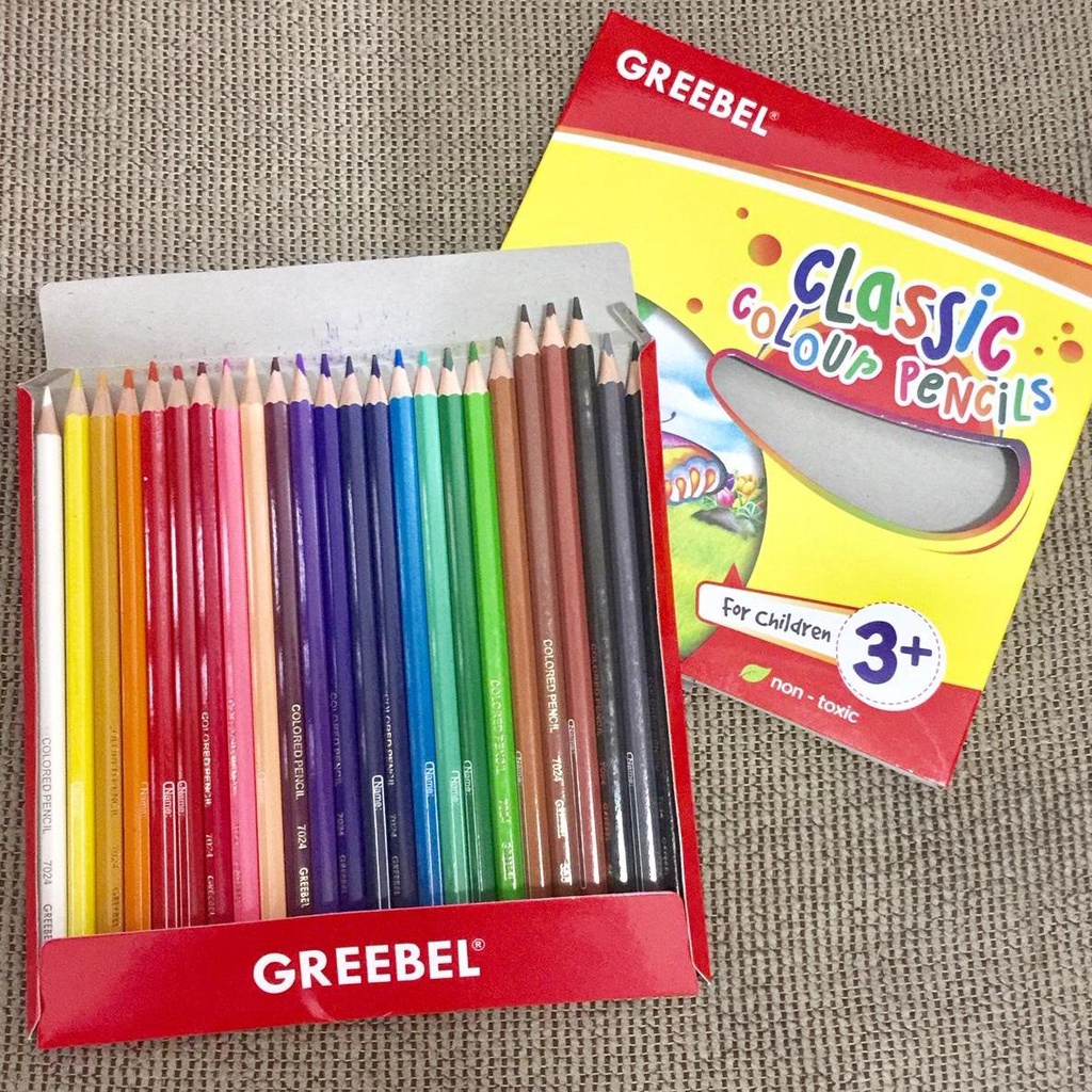 

RB [SET] Pensil Warna / Pencil Color 24 Warna - Greebel MURAH