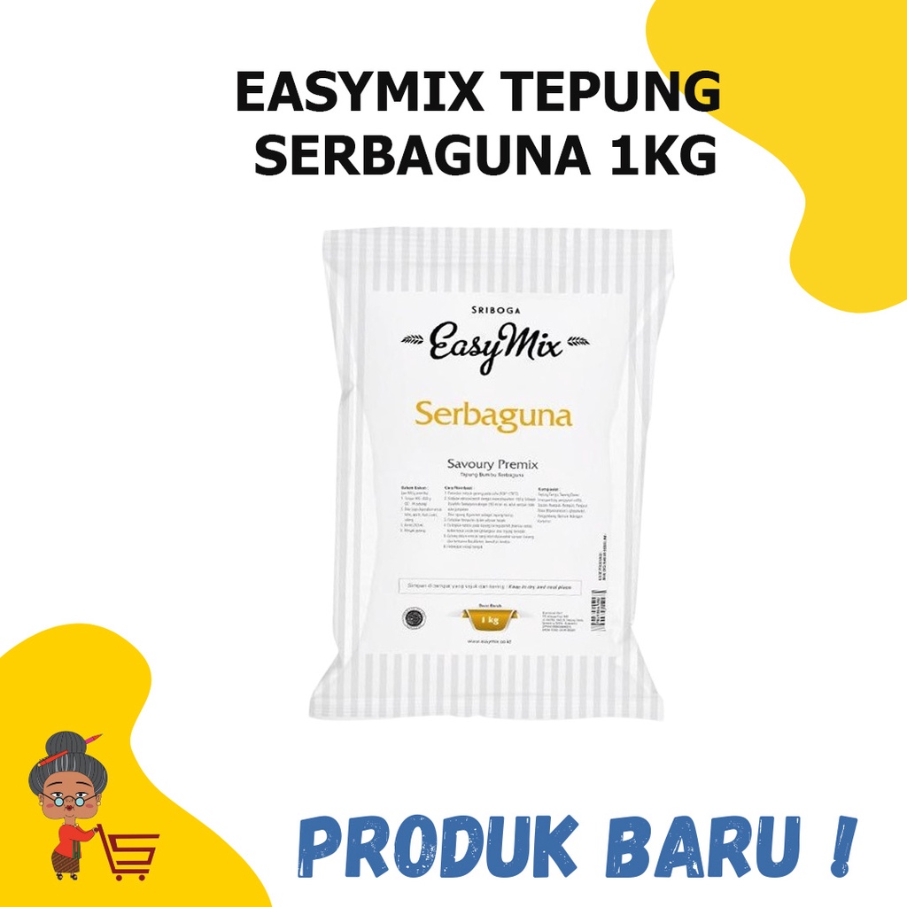 

EASYMIX PREMIX SERBAGUNA / EASYMIX TEPUNG SERBAGUNA 1kg / EASYMIX