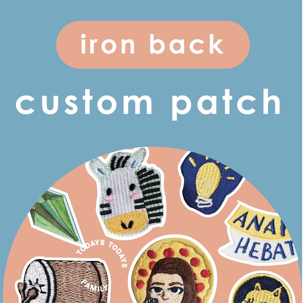 Bordir Tambahan lem iron | custom patch bordir
