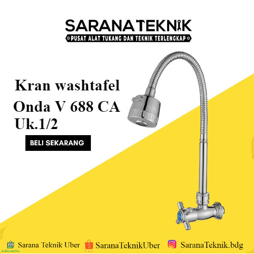Kran ONDA V 688 CA Keran Angsa Fleksibel / Fleksibel Dapur Cuci Piring Onda /kran Cuci Piring Onda /