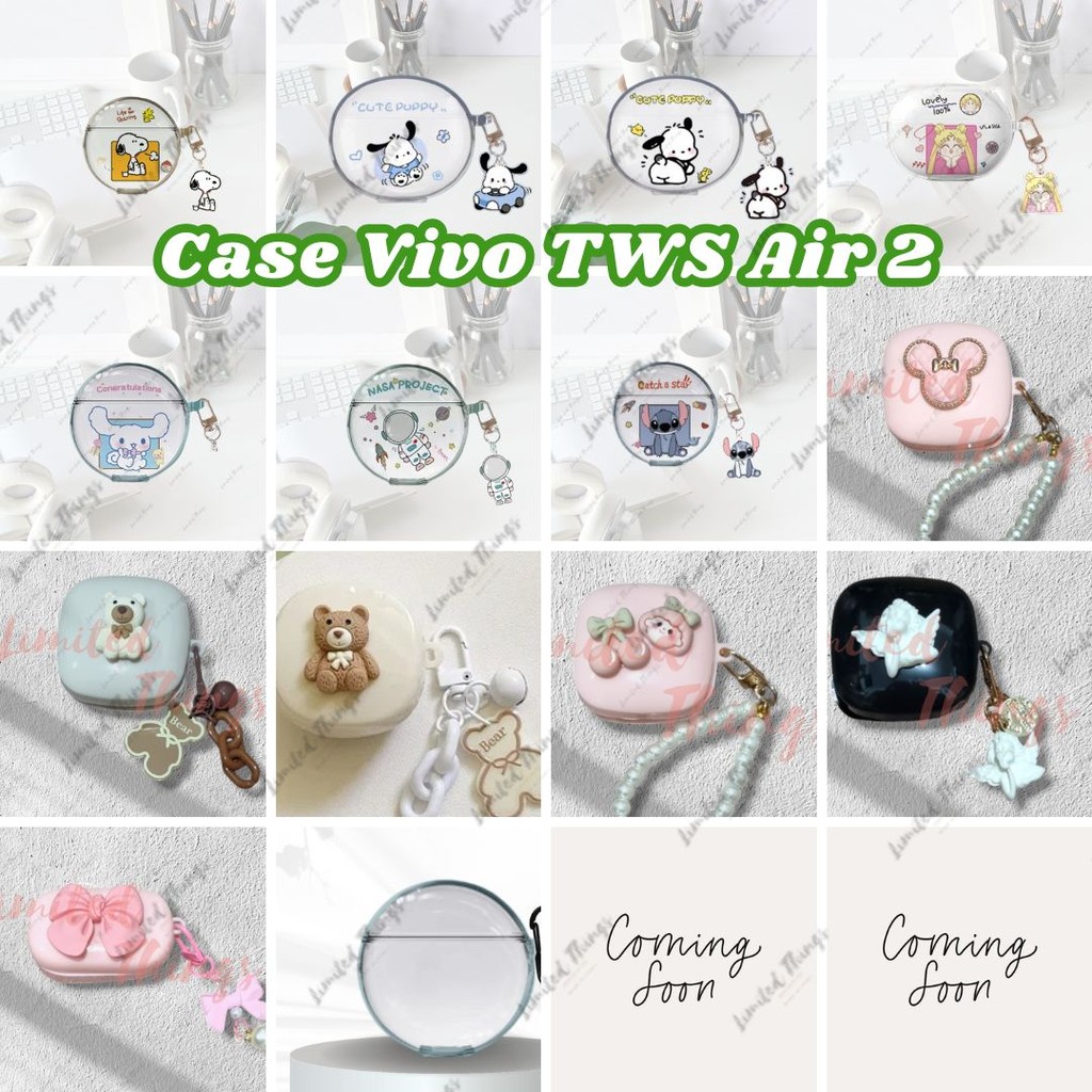 PREMIUM Case Vivo TWS Air2 Case Character Bluetooth Wireless Kartun