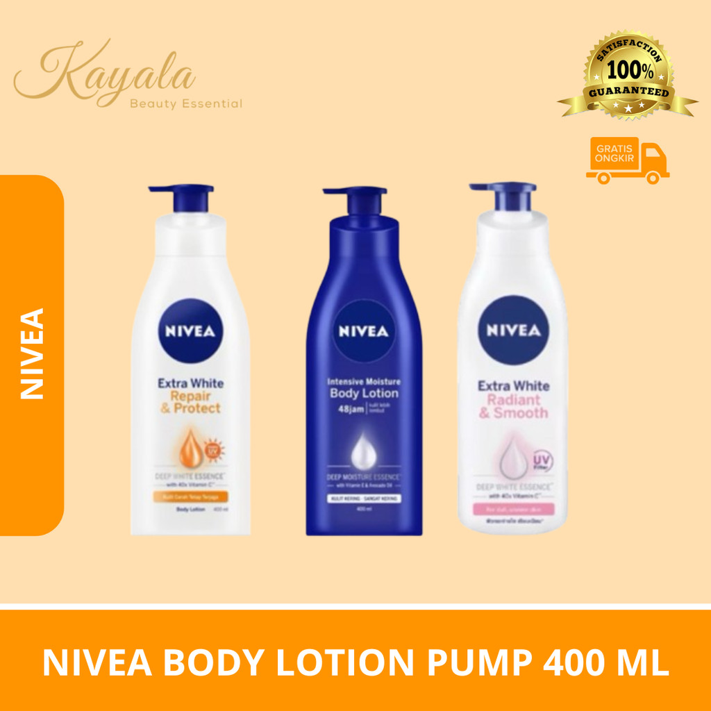 NIVEA BODY LOTION PUMP 400 ML