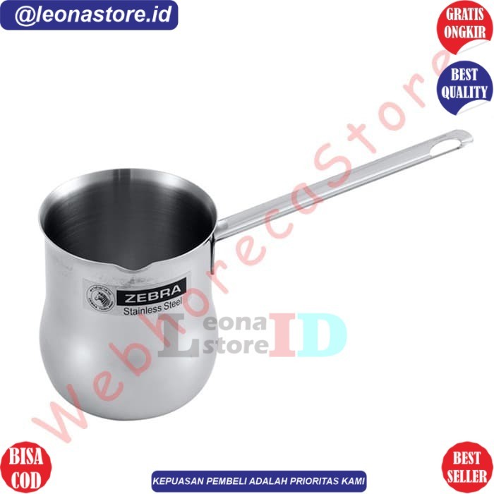 (TKP) Zebra Arabic Turkey Coffee Pot Maker 6 cm/ Panci Gayung Kopi 220 ml