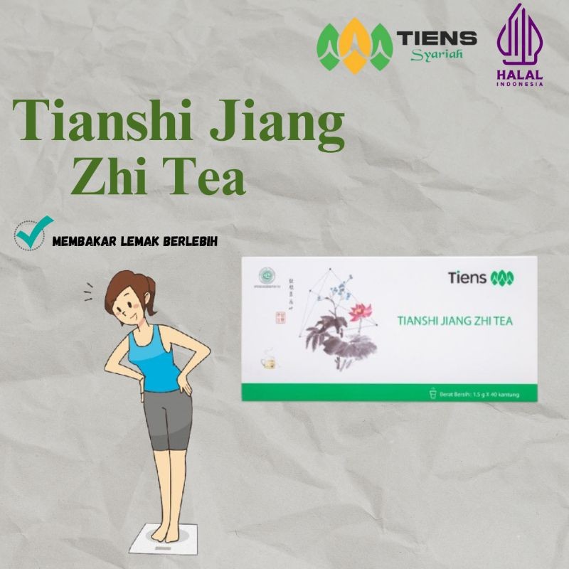 Teh Pelangsing Badan Tiens Jiang Zhi Tea Diet Detoks Alami Herbal