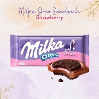 

READY STOCK!!! COKLAT MILKA TURKI ORIGINAL | OLEH OLEH TURKI - Sandwich Strawb