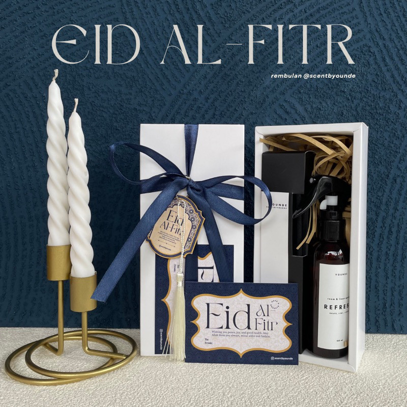 

PROMO LEBARAN MURAH /REMBULAN - HAMPERS LEBARAN 2024 [BOX PUTIH LINEN SPRAY+DIFFUSER]