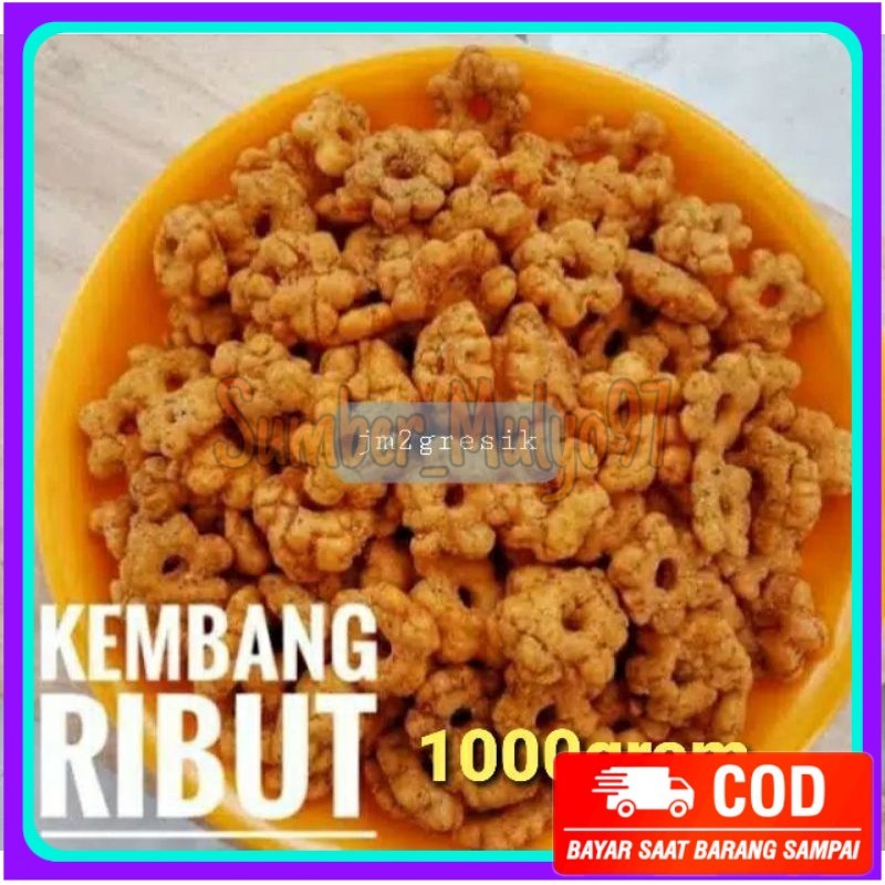 

ribut snack kembang ribut 1kg