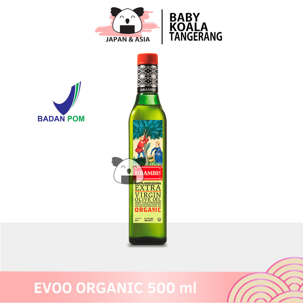 

LA RAMBLA ORGANIC Extra Virgin Olive Oil Minyak Zaitun 500 ml Halal │ EVOO Import Spanyol-BKT
