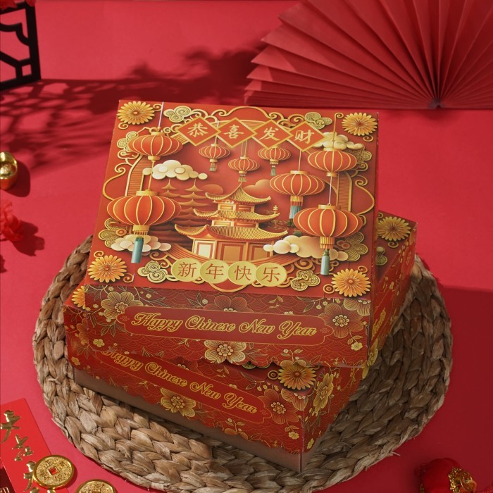 

Fastpack | 10 Pcs Box cake Imlek Great Success uk 22x22x10 cm