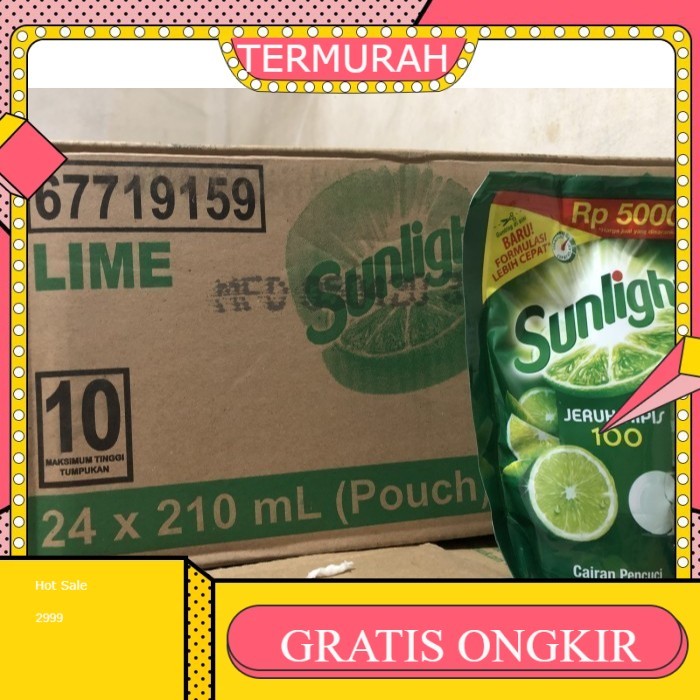 

Sunlight Reffill 210 ml 1 Dus per Karton Isi 24