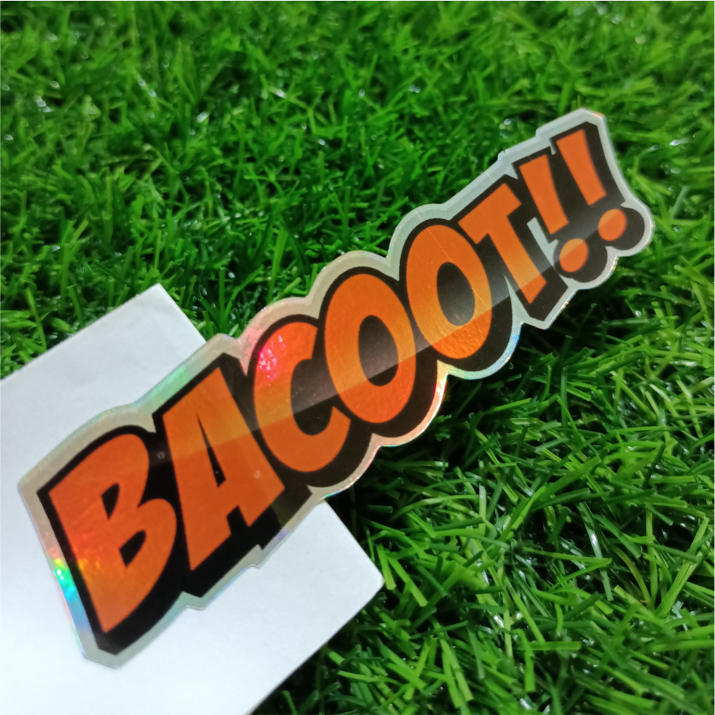 

Stiker viral | kata-kata | bacot | vinyl Glossy/Hologram stiker potongan presisi terbaru stiker kecil bacot