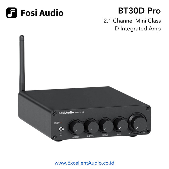 Power Amplifier Fosi Audio BT30D Pro Bluetooth 5.0 Sound 2.1 Channel